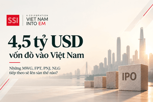 4,5 tỷ USD vốn đổ vào Việt Nam: MWG, FPT, PNJ, NLG được nhắc tên