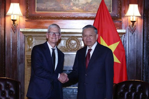 Gặp Tổng Bí thư, Chủ tịch nước Tô Lâm, Chủ tịch Apple Tim Cook nói ra mong muốn đặc biệt