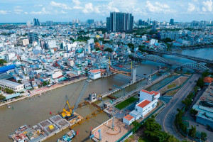 Công trình chống ngập 10.000 tỷ đồng tại TP.HCM sắp hoàn thành