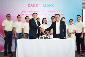 Vừa lên sàn, Điện Máy Xanh (DMX) bắt tay Cake, mục tiêu giải ngân hàng tỷ USD giai đoạn 2027-2029