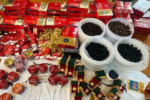 Phá đường dây An Cung phòng chống đột quỵ giá gần 3 triệu đồng/hộp làm từ bột mì và phẩm màu, khởi tố 9 bị can