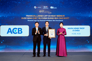 ACB được giới tài chính đánh giá cao nhất về hoạt động IR trong nhóm Financial Large Cap
