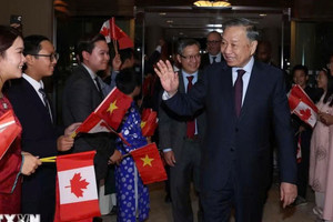 Tổng Bí thư, Chủ tịch nước Tô Lâm bắt đầu chuyến thăm cấp Nhà nước tới Canada