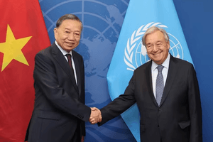 Tổng Bí thư, Chủ tịch nước Tô Lâm gặp Tổng Thư ký Liên Hợp Quốc António Guterres