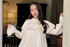 Ái nữ Việt lên xe hoa năm 20 tuổi, chuẩn bị đón nhóc tì thứ 5 sau 7 năm lập gia đình, cuộc sống hiện tại gây chú ý