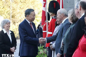 Lễ đón Tổng Bí thư, Chủ tịch nước Tô Lâm thăm cấp Nhà nước tới Canada