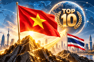 Việt Nam vượt Thái Lan, bất ngờ lọt Top 10 bảng xếp hạng quốc tế