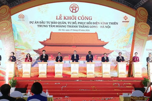 Việt Nam chính thức khởi công dự án phục dựng công trình được xem là biểu tượng quyền lực của kinh đô Đại Việt xưa