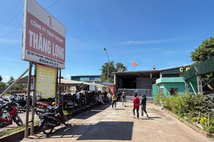 Một nhóm công nhân may ở Quảng Trị phải trèo cổng vào công ty để đòi nợ lương, phía lãnh đạo nhất quyết không xuất hiện