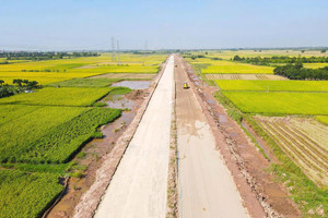 Hưng Yên có một con đường gần 600 tỷ: Thi công 2 năm mới đạt 16% giá trị xây lắp