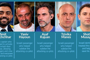 Tổng thống Israel vinh danh bốn người hùng ngăn thảm họa trên máy bay Flydubai