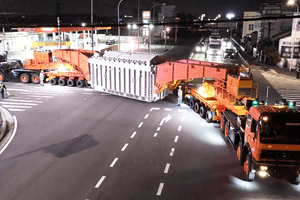 Gia cố 2 cây cầu, huy động hàng chục công nhân đưa cỗ máy 155 tấn vượt hơn 400km để thực hiện nhiệm vụ đặc biệt