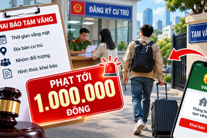 Từ nay, người dân có thể bị phạt tới 1 triệu đồng nếu không biết quy định này khi rời nơi cư trú