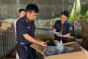 Hàng giả qua biên giới: Tháo sạch nhãn mác, chia nhỏ để 'né' kiểm soát