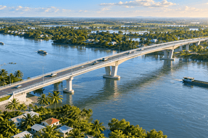 Sắp xây dựng cây cầu trăm tỷ nối liền 2 tỉnh ở Đồng bằng sông Cửu Long