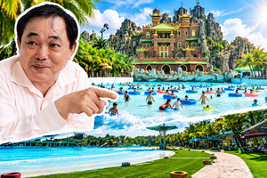 Khu du lịch 6.000 tỷ lớn bậc nhất Đông Nam Á của vợ chồng ông Huỳnh Uy Dũng nổi bật với bãi biển nhân tạo lớn nhất nhì cả nước, có thể chứa đến 30.000 người