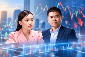 Chứng khoán giảm 10% từ đỉnh, VIC, VCB, STB lùi dưới MA50: Chuyên gia nói gì?
