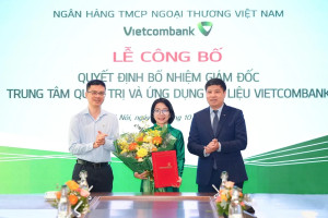 Vietcombank bổ nhiệm Giám đốc Trung tâm quản trị và ứng dụng dữ liệu