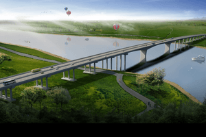 Cầu vượt sông Hồng gần nghìn tỷ kết nối trực tiếp Nam Định – Thái Bình cũ: Dần thành hình sau hơn 1 năm khởi công