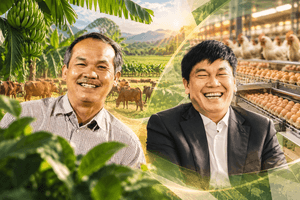 Doanh nghiệp của bầu Đức và tỷ phú Trần Đình Long bất ngờ đứng chung 'sân khấu'