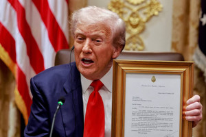 Tổng thống Mỹ Trump nói 'xứng đáng nhận giải Nobel Hòa bình'