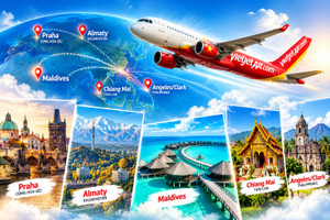 Một hãng hàng không của Việt Nam vừa mở loạt đường bay quốc tế mới, tung hàng triệu vé 0 đồng cho mùa du lịch