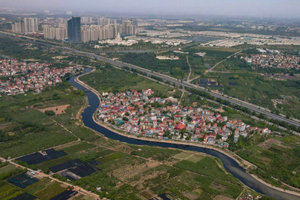 Hà Nội khởi công dự án cải tạo dòng sông ô nhiễm chảy qua 5 xã, phường, vốn đầu tư gần 12.000 tỷ