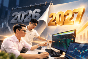 Báo cáo đầu tiên hé lộ triển vọng chứng khoán 2027: P/E về 8,3 lần, 2,7 tỷ USD vốn ngoại chờ giải ngân