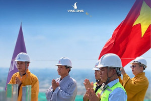 Công ty nhà Vingroup cất nóc dự án tâm linh tại xã đảo duy nhất của Hà Nội