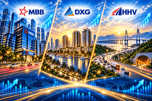 Cổ phiếu đáng chú ý ngày 16/10: MBB, DXG, HHV