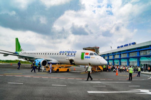 Sân bay được xây dựng từ thời Pháp, chỉ có 1 đường bay thương mại duy nhất vừa được 'lên đời'