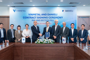 Vingroup bắt tay tập đoàn Italy 100 năm tuổi làm dây chuyền cho nhà máy thép ray 80.000 tỷ đồng