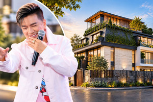 Soi cận biệt thự mới của 'ông hoàng nhạc Việt' Đàm Vĩnh Hưng: Thiết kế hiện đại, phủ xanh nhiều tầng, có hồ bơi riêng