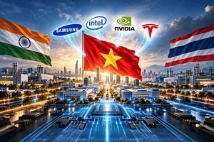 Việt Nam đối đầu với Ấn Độ, Thái Lan, vì sao vẫn lọt tầm ngắm của Samsung, Intel, Nvidia và Tesla?