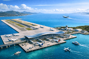Việt Nam sắp bắt đầu triển khai xây dựng sân bay trên mặt nước chưa từng có trong lịch sử, vốn đầu tư hơn 9.000 tỷ