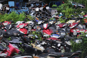Trung bình chỉ 630.000 đồng/chiếc, hơn 18.500 xe máy Honda, Yamaha... lên sàn đấu giá