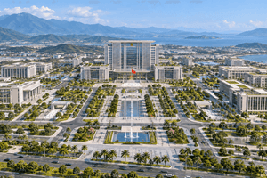 Vị trí xây dựng trung tâm hành chính mới của tỉnh có đường bờ biển dài nhất Việt Nam sắp lên thành phố trực thuộc Trung ương
