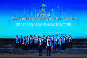 DOJI được vinh danh Thương hiệu Quốc gia Việt Nam 16 năm liên tiếp