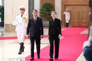 Lễ đón Thủ tướng Liechtenstein lần đầu thăm chính thức Việt Nam