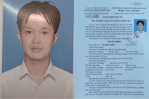 Phát lệnh truy nã toàn quốc Võ Đình Thiện sinh năm 1998