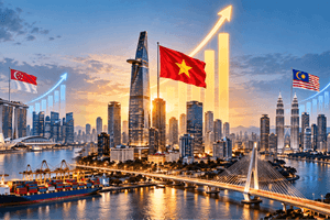 Cùng công bố tăng trưởng GDP quý III/2026, Việt Nam đạt mức cao gần gấp đôi Singapore và Malaysia