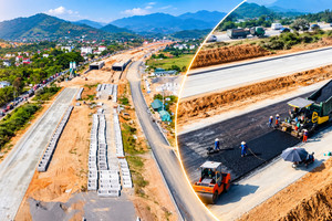 Trục đường hơn 5.200 tỷ kết nối đại lộ đẹp nhất Việt Nam với cao tốc Hà Nội - Hòa Bình đạt nhiều dấu mốc mới