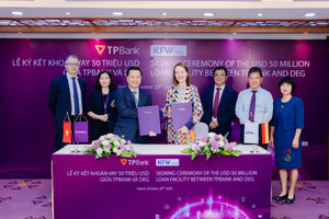 Một ngân hàng vừa ký khoản vay 50 triệu USD với định chế tài chính Đức