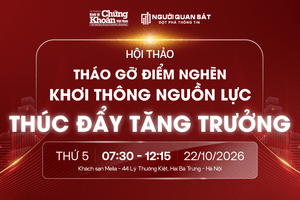 Hội thảo 'Tháo gỡ điểm nghẽn, khơi thông nguồn lực thúc đẩy tăng trưởng' sắp tổ chức tại Hà Nội
