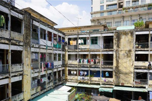 TPHCM di dời khẩn cấp 141 hộ dân ở chung cư chờ sập