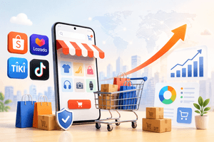 Người Việt chi gần 442.000 tỷ mua hàng trên 4 sàn TMĐT: TikTok Shop áp sát Shopee với khoảng cách gần 2%