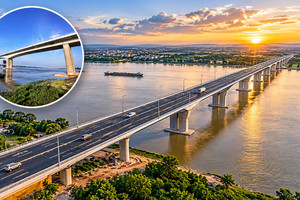 Cầu vượt sông 137 triệu USD dài nhất Việt Nam: Thi công thần tốc, gấp 3 cầu Mỹ Thuận, chịu được động đất cấp 8
