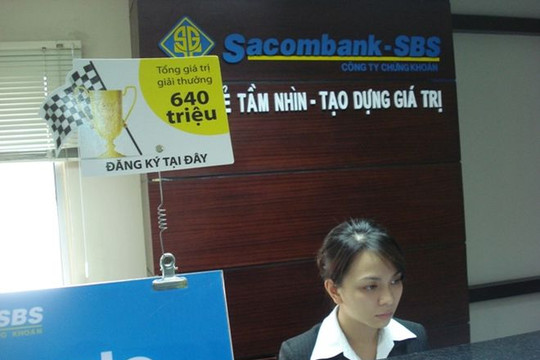 Sacombank không còn là cổ đông lớn tại Chứng khoán SBS