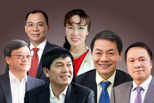 Nhìn lại khối tài sản của các tỷ phú Forbes Việt Nam năm 2021