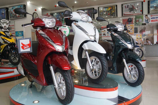 Doanh số thị trường xe máy Việt Nam sụt giảm trong quý IV/2021